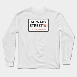 Carnaby Street W1 London Long Sleeve T-Shirt